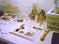 Part of my workspace - always a bit of a mess
